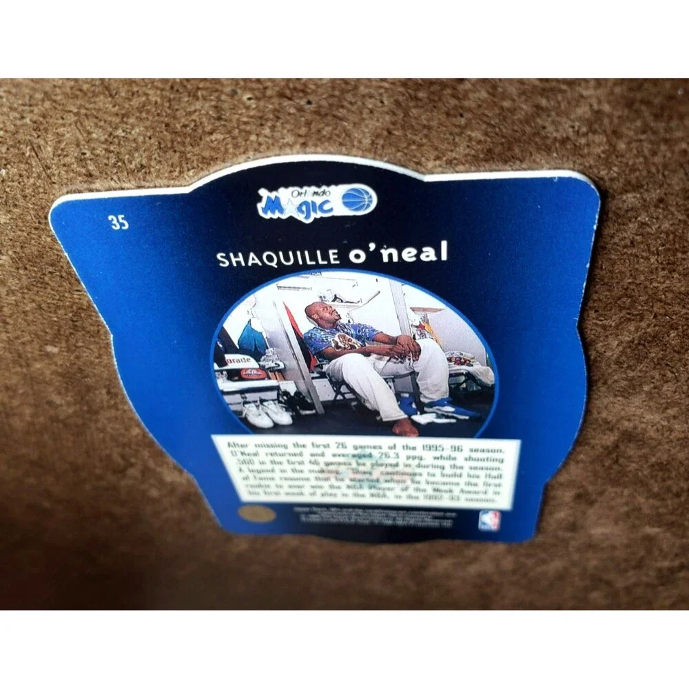 1996 Upper Deck SPx SHAQUILLE O'NEAL HOLO  Die Cut Insert Card #35 ORLANDO MAGIC
